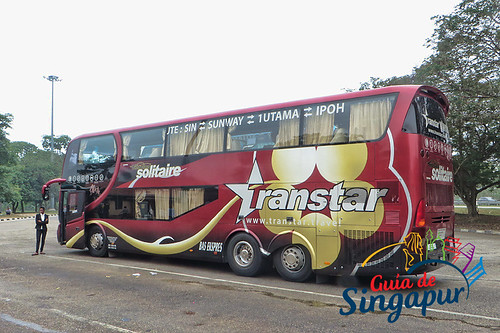 Viagem de ônibus entre Kuala Lumpur e Cingapura