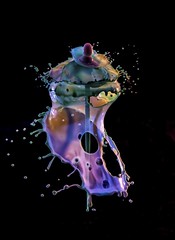 High speed photography & Water/Paint drops & collisions