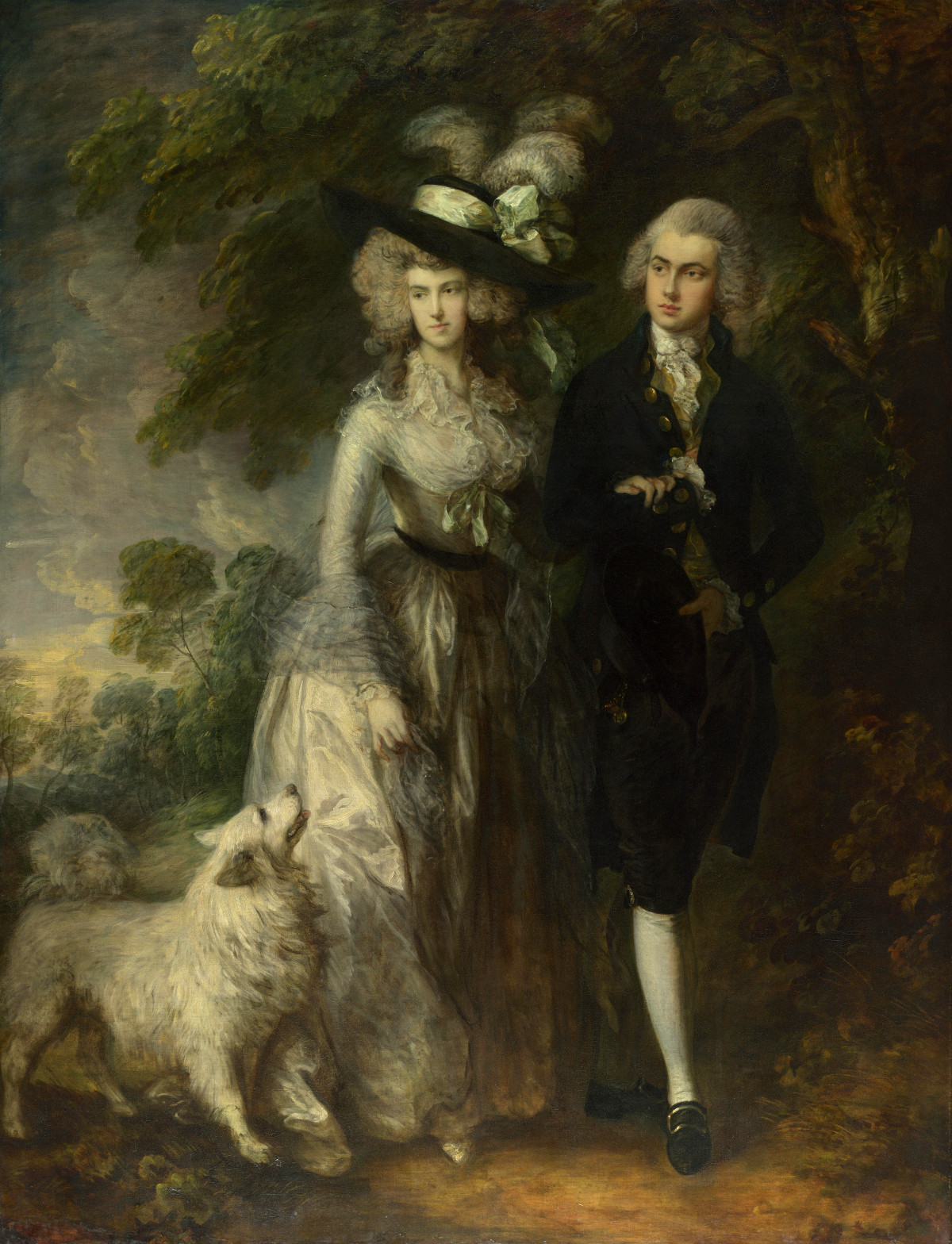 Mr and Mrs William Hallett (“The Morning Walk”) by Thomas Gainsborough, 1785