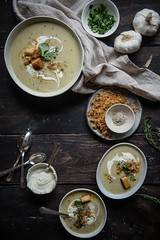Potato, Garlic, & Leek Soup
