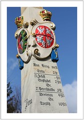 kursächsische Postmeilensäulen (Saxon post milestones)