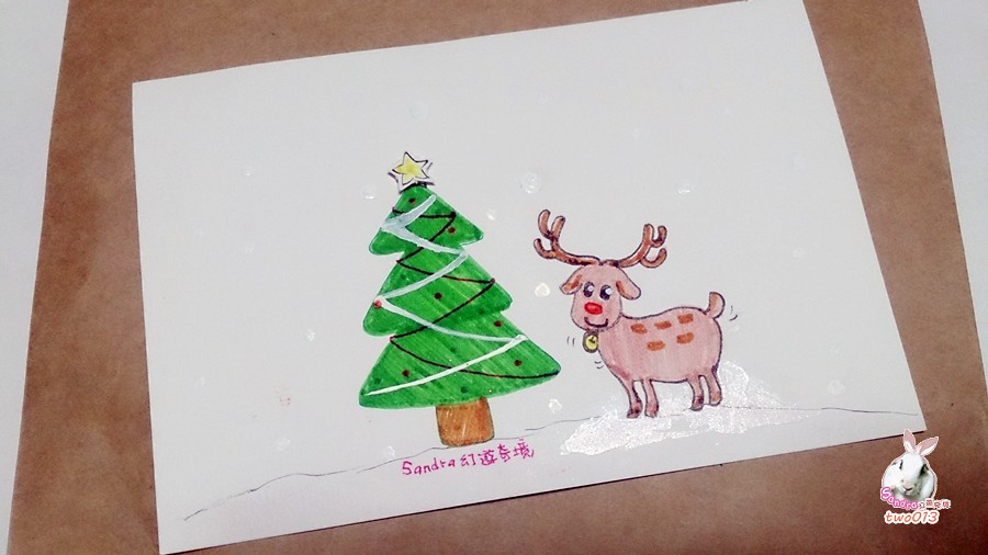 013手繪聖誕賀卡