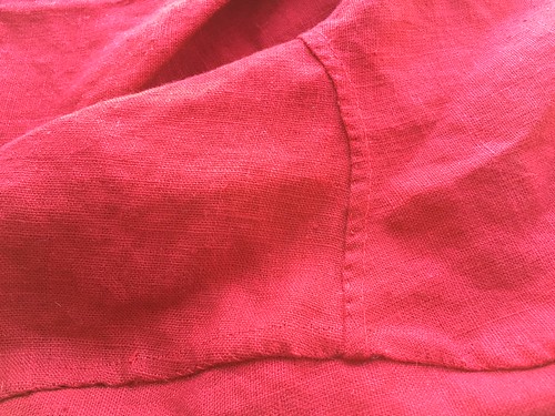 Sewing Red Hose