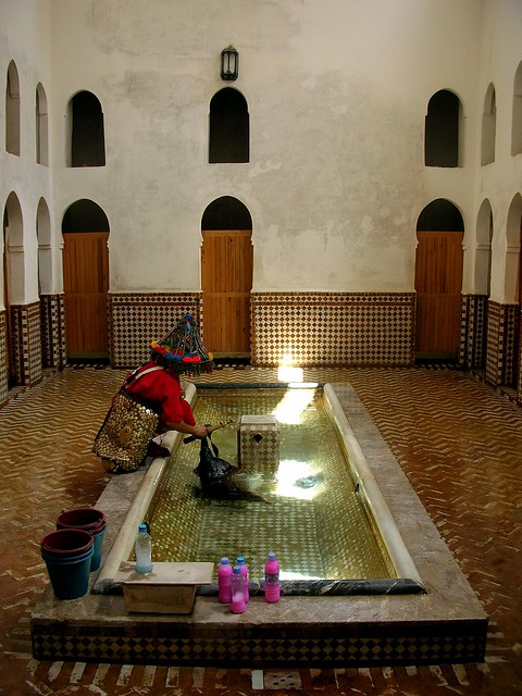Fes - Medina - Water Man Filling Up