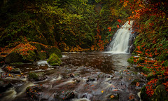 Gleno Falls in Late Autumn