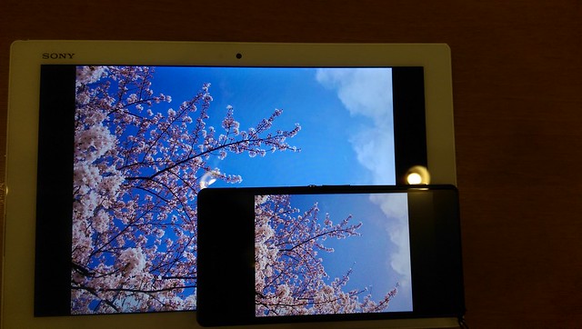 Xperia Z4 Tablet vs Xperia Z2 写真閲覧 (01)