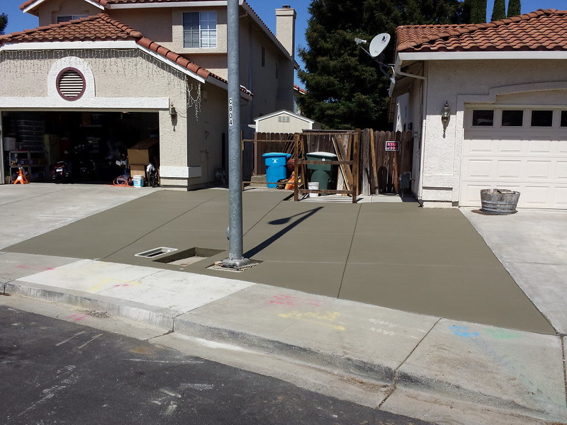 Neighboring Driveway Extensions In Vacaville