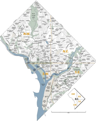 DC Neighborhood Map