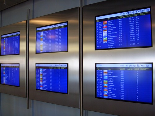 Airport displays