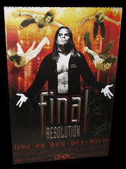 Autographed Official TNA Impact Wrestling PPV Posters 