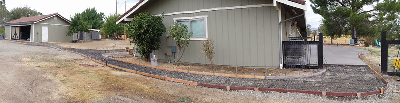 New Walkways And Patio For Rural Home In Vacaville