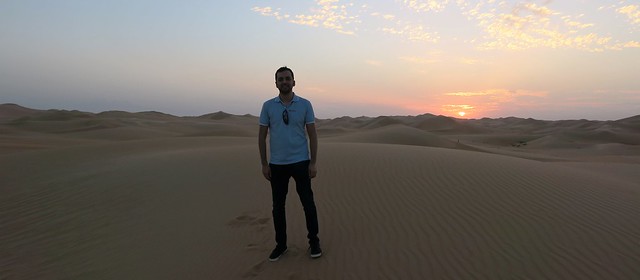 arabian nights village sunset desert