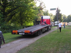  2006, Déménagement  caravan