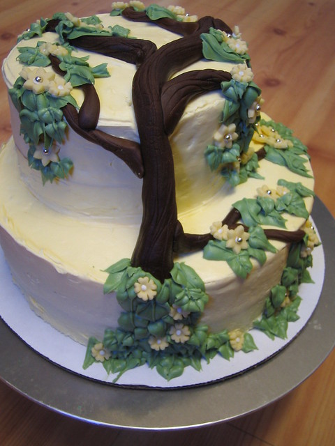 Flowering Tree Wedding Cake