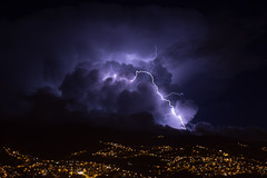 Lightening storm at Funchal 23/10/2015