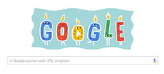 Google gratuliert zum Geburtstag