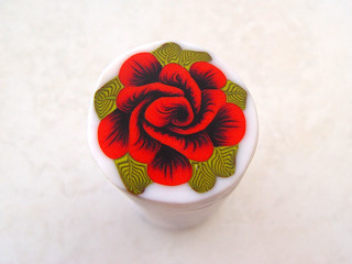 Red rose cane