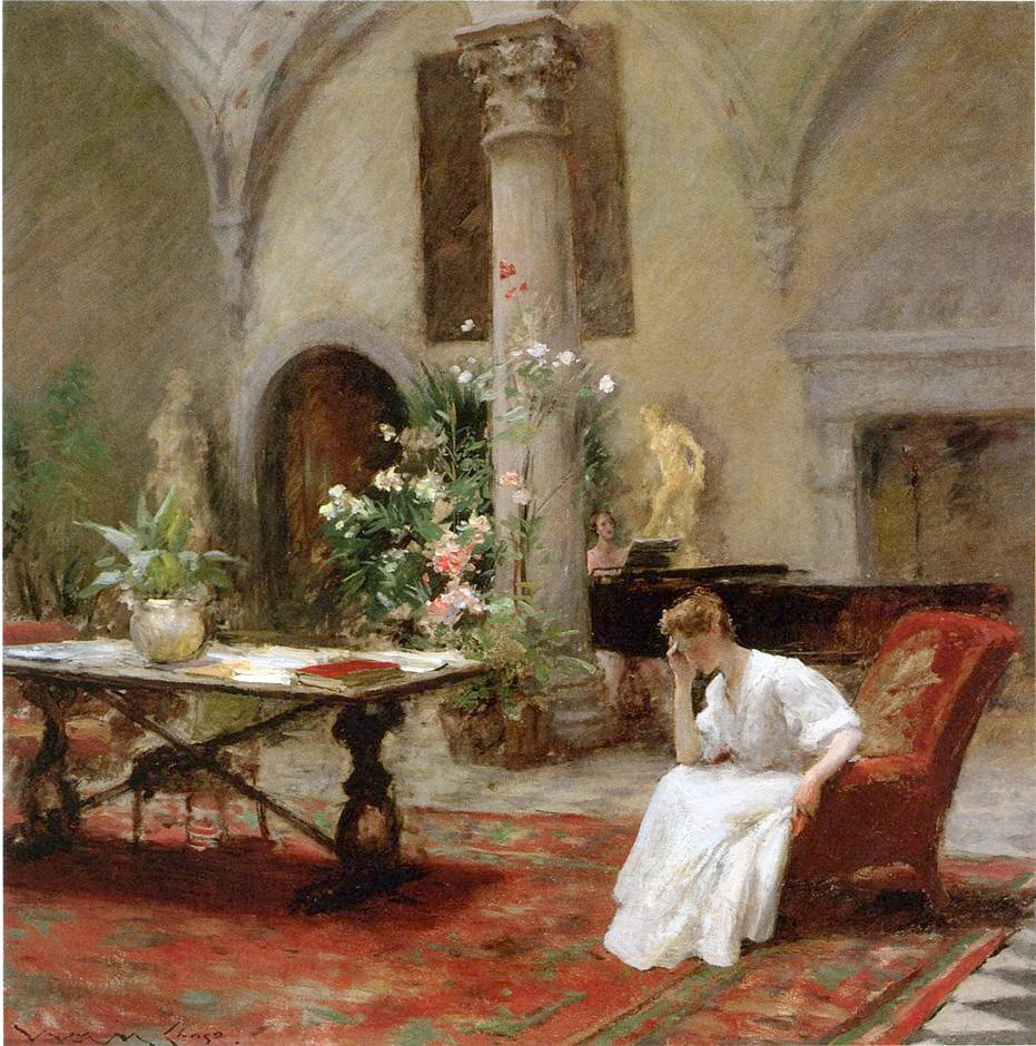 The Song by William Merritt Chase, 1907
