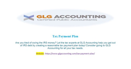 Tax payment plan