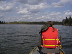 Canoeing on Islet Lake
