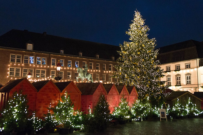 Christmas market in Düsseldorf, Germany