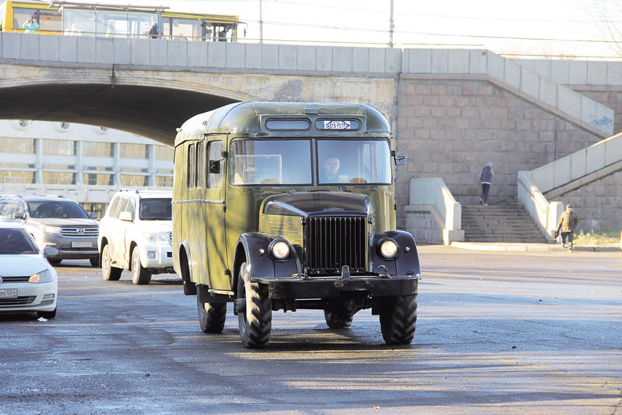 Автобус капотного типа, произведение механического завода «Уралец», сохранился в единственном экземпляре.