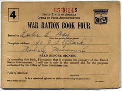 War Ration Stamps