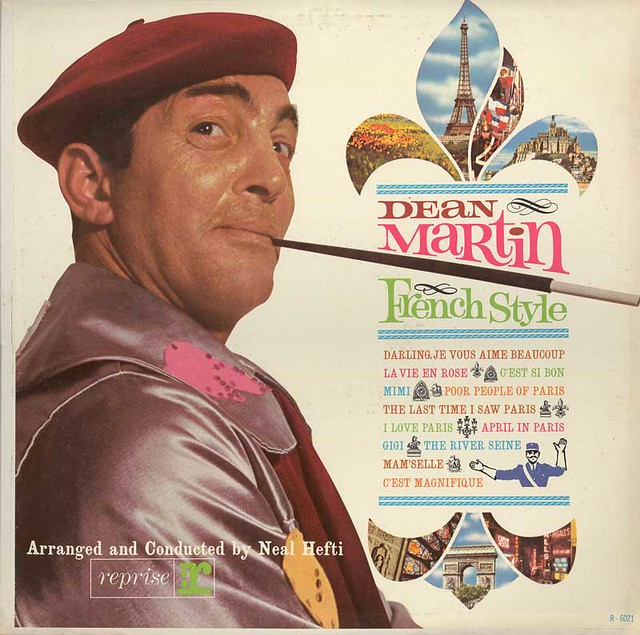 Dean Martin French Style Record Cover