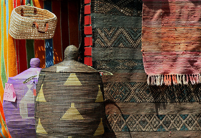 Eastern crafts as seen outside an Adams Morgan store (Washington, DC).