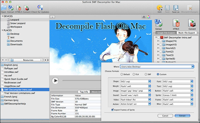 Official] Sothink SWF Decompiler, Flash Decompiler, Flash to HTML5