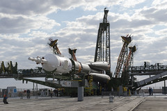 Soyuz TMA18-M rollout