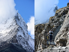 Climbing close to Matterhorn Sept 2014