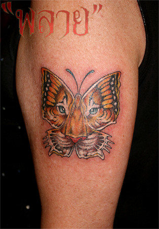 Tattoo by Plai's tattoo butterflytiger 2006 Tattoo by Plai's tattoo