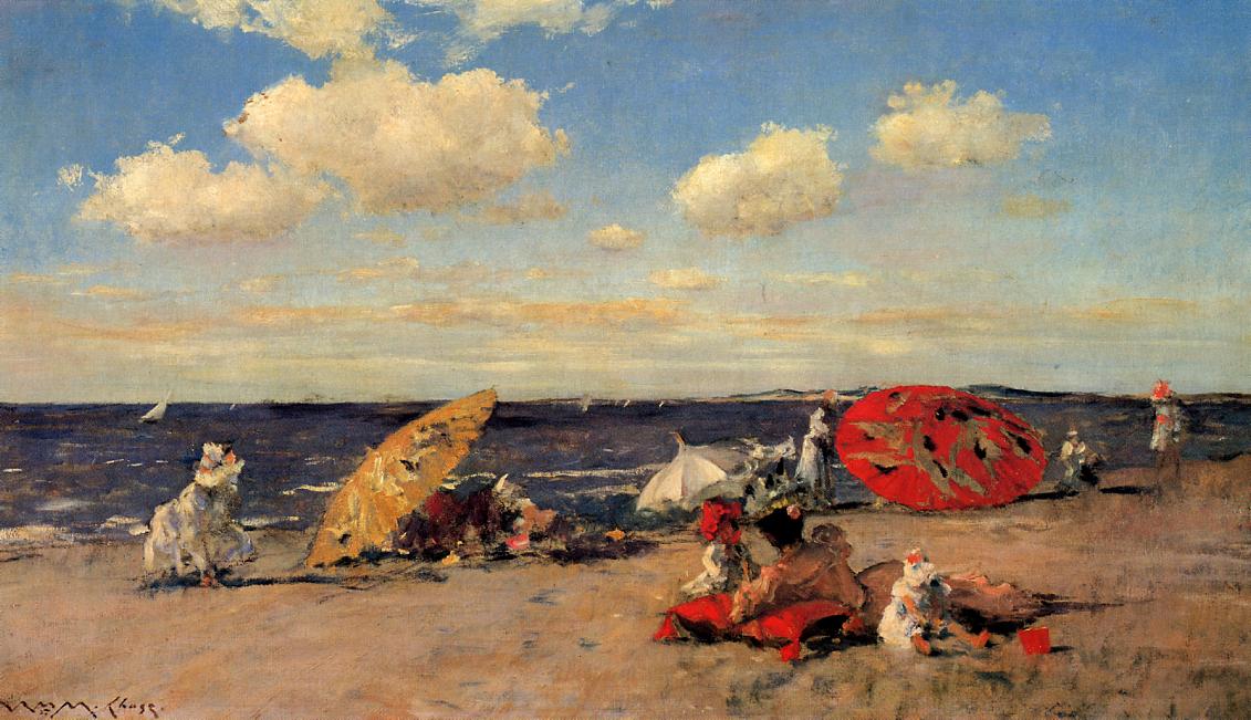 At the Seaside by William Merritt Chase, 1892