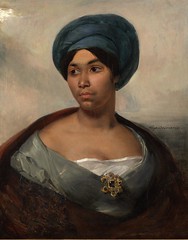 Portrait of a Woman in a Blue Turban