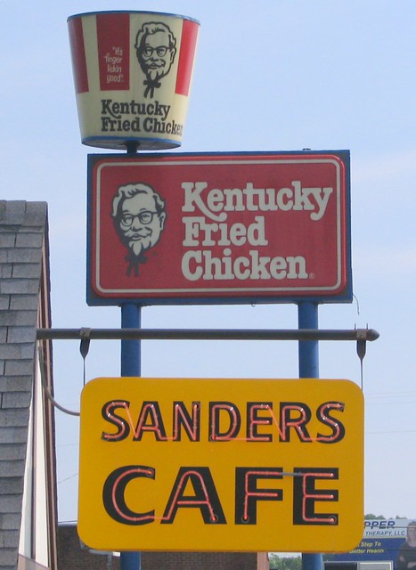 KFC signs: Old and New