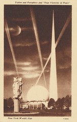New York World's Fair 1939 - Trylon and Perisphere