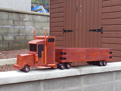 Wooden IRT Truck Planter