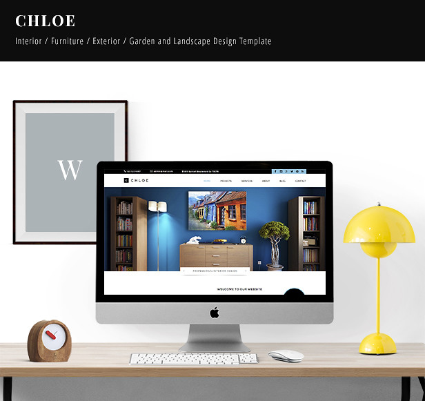 Chloe - Interior / Furniture / Exterior / Garden and Landscape Design Template - 5