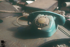 Analogue love - abandoned telephone