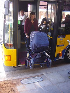 Adelaide wheelchair accessible bus (nice for baby strollers too)