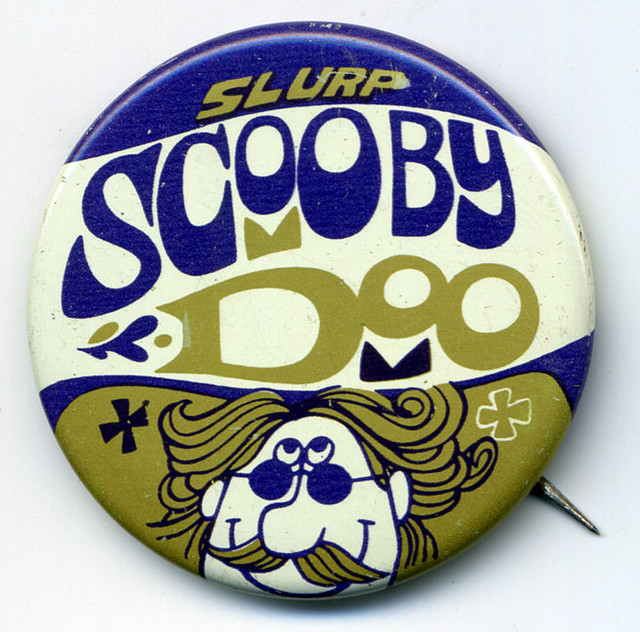 Slurpee Scooby Doo button
