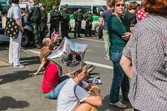 Protest gegen "Pro Köln" Sommerfest