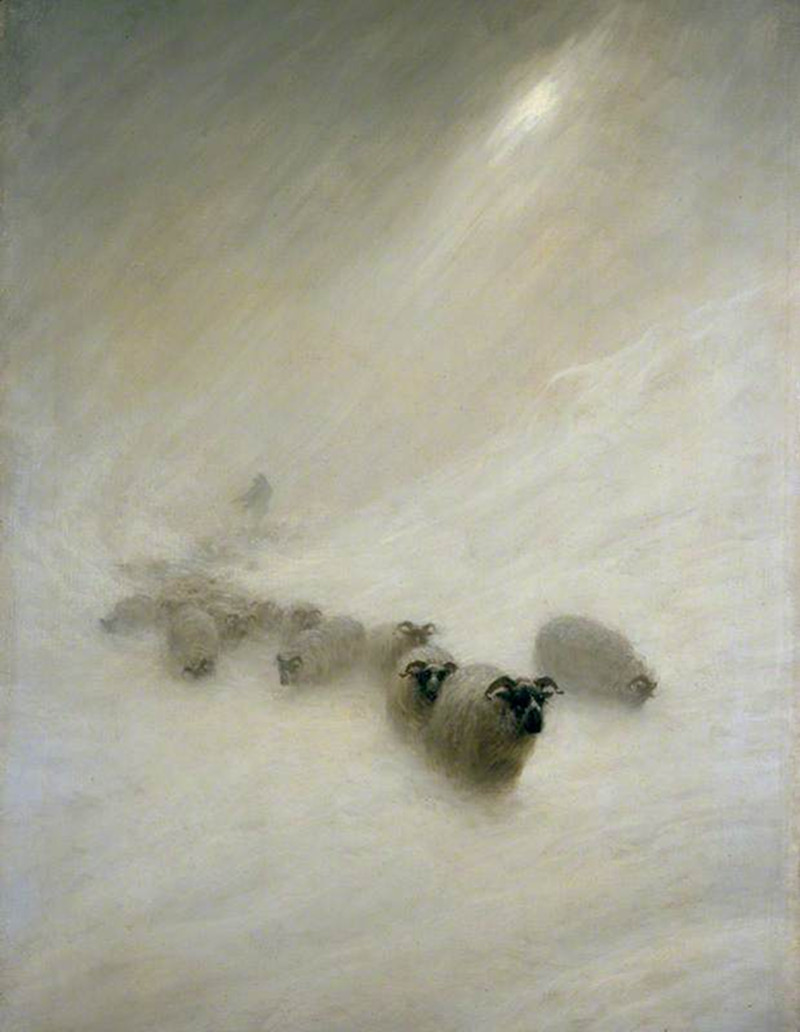 The Stormy Blast by Joseph Farquharson, 1898