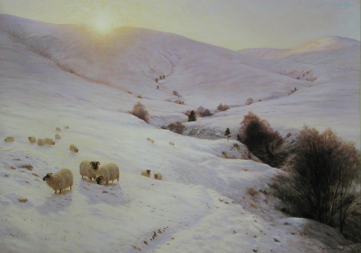 The Sun Peeped o'er yon Southland Hills by Joseph Farquharson