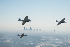 WB-57 Houston Flyover - November 2015