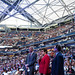 Mayor Bill de Blasio speaks at the opening ceremony for the 2015 U.S. Open by nycmayorsoffice