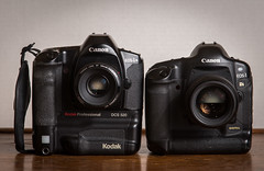 Kodak DCS 520 (1998) / Canon EOS-1Ds (2002)