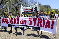 Protesting The U.S. War On Syria April 14, 2018