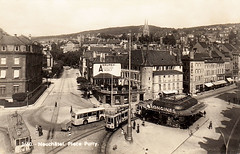 Trams de Neuchâtel, cartes postales (Suisse)